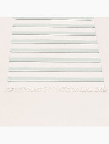 Serviette paréo de plage, tissu en relief, fouta - Gamusi.