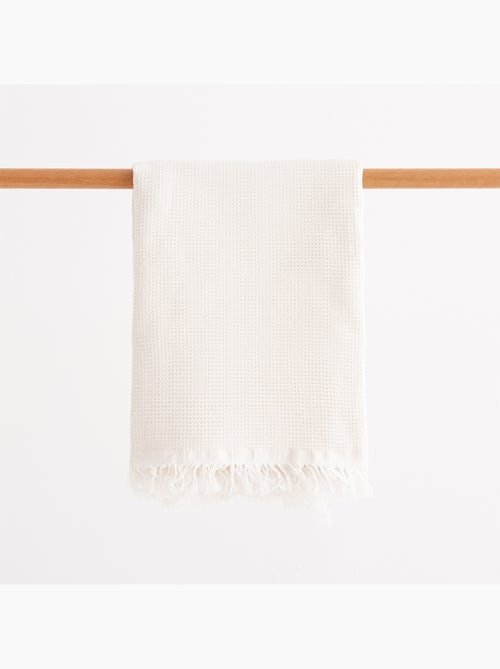 Serviette paréo de plage, tissu nid d’abeille, fouta - Gamusi. - Kiabi
