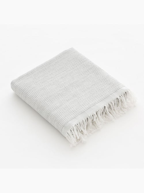 Serviette paréo de plage, tissu nid d’abeille, fouta - Gamusi. - Kiabi