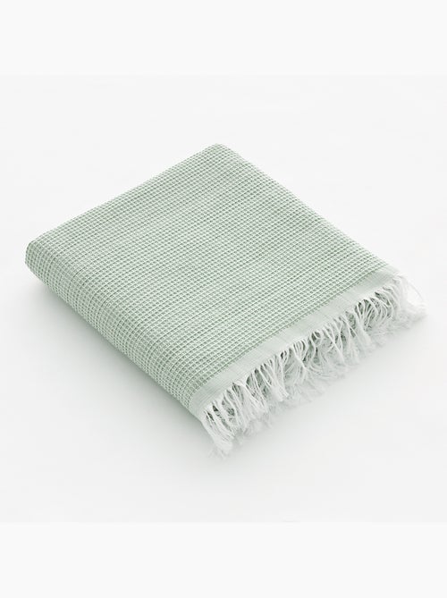 Serviette paréo de plage, tissu nid d’abeille, fouta - Gamusi. - Kiabi