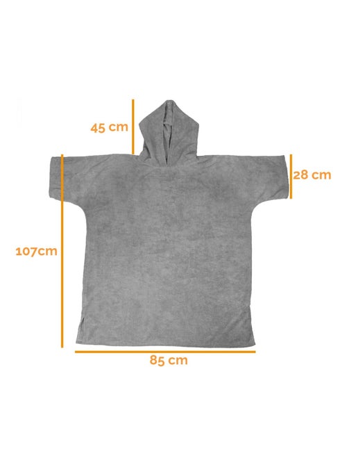 Serviette poncho de bain ou de plage - Adulte - Vivezen - Kiabi Serviette poncho de bain ou de plage - Adulte - Vivezen - Kiabi