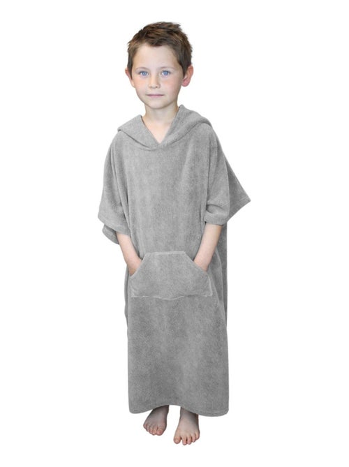 Serviette poncho de bain ou de plage avec poche - Enfant - Vivezen - Kiabi