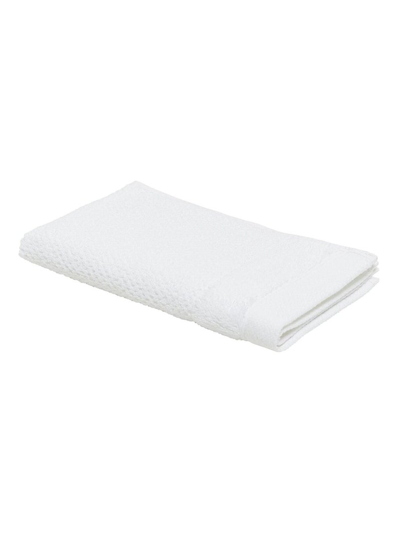 Serviette pour invité - 100% coton BIO Blanc - Kiabi