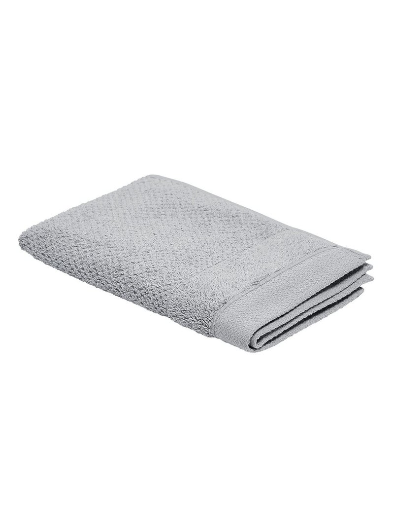 Serviette pour invité - 100% coton BIO Gris - Kiabi