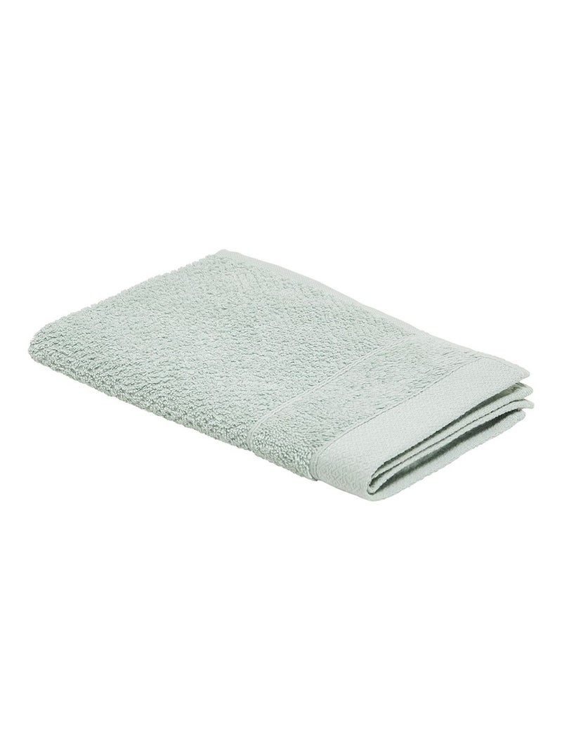 Serviette pour invité - 100% coton BIO Vert - Kiabi