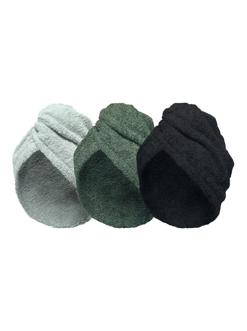 Serviette Sèche Cheveux Gris - Kiabi