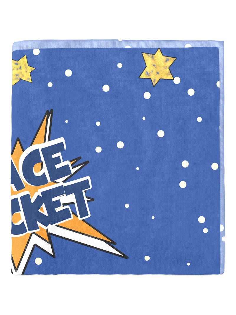 Serviette Space rocket "Happyfriday" Blanc - Kiabi