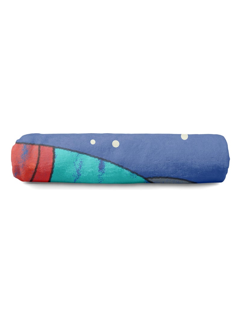 Serviette Space rocket "Happyfriday" Blanc - Kiabi