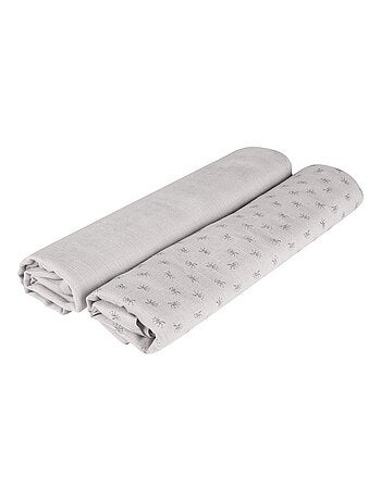 Serviettes d'allaitement en coton bio 2 pièces - ROBA 'lil planet'