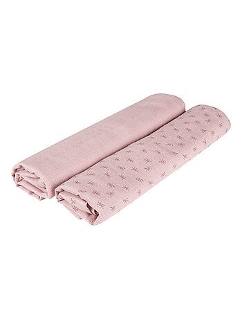 Serviettes d'allaitement en coton bio 2 pièces - ROBA 'lil planet'