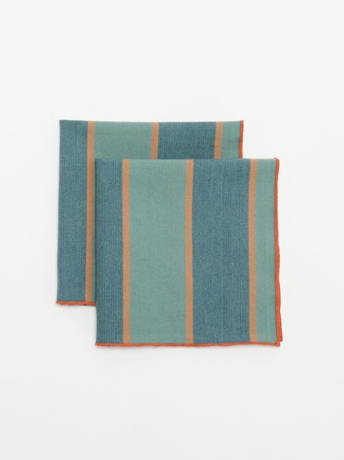 Serviettes de table - Lot de 2 - Kiabi Home - Kiabi Serviettes de table - Lot de 2 - Kiabi Home - Kiabi
