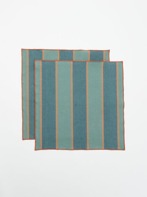 Serviettes de table - Lot de 2 - Kiabi Home - Kiabi Serviettes de table - Lot de 2 - Kiabi Home - Kiabi