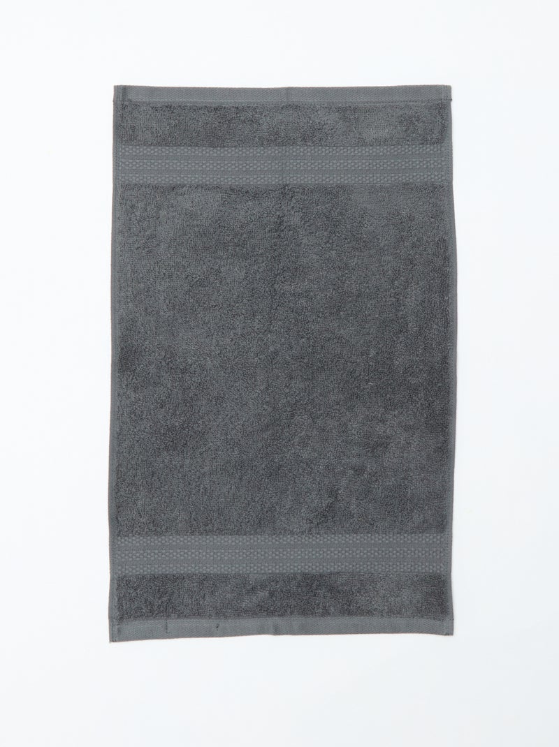Serviettes invités 30 x 50 cm - Kiabi Home Gris - Kiabi