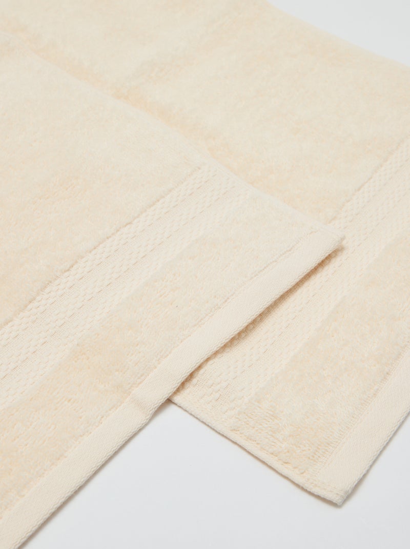 Serviettes invités 30 x 50 cm Blanc - Kiabi