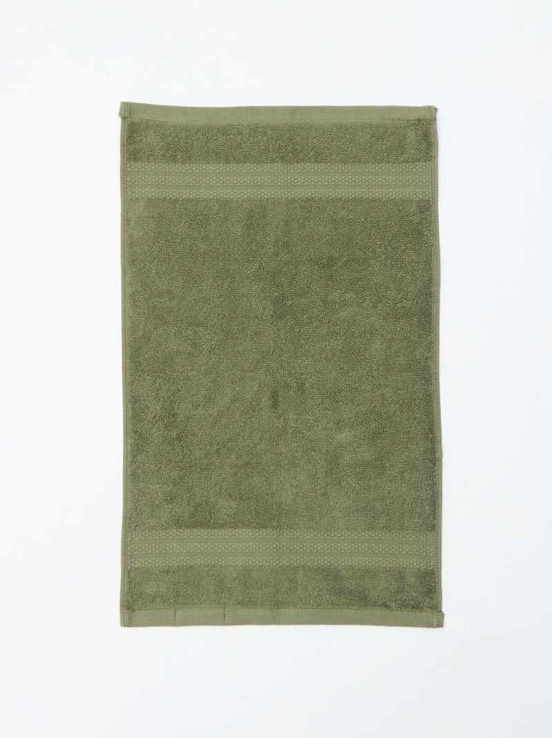 Serviettes invités (30x50 cm) - Kiabi Home Vert - Kiabi
