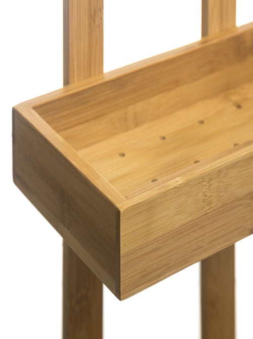 Serviteur de douche 2 niveaux en bambou - Kiabi Serviteur de douche 2 niveaux en bambou - Kiabi