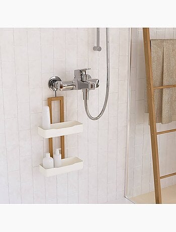Serviteur de douche à suspendre 2 paniers NATUREO