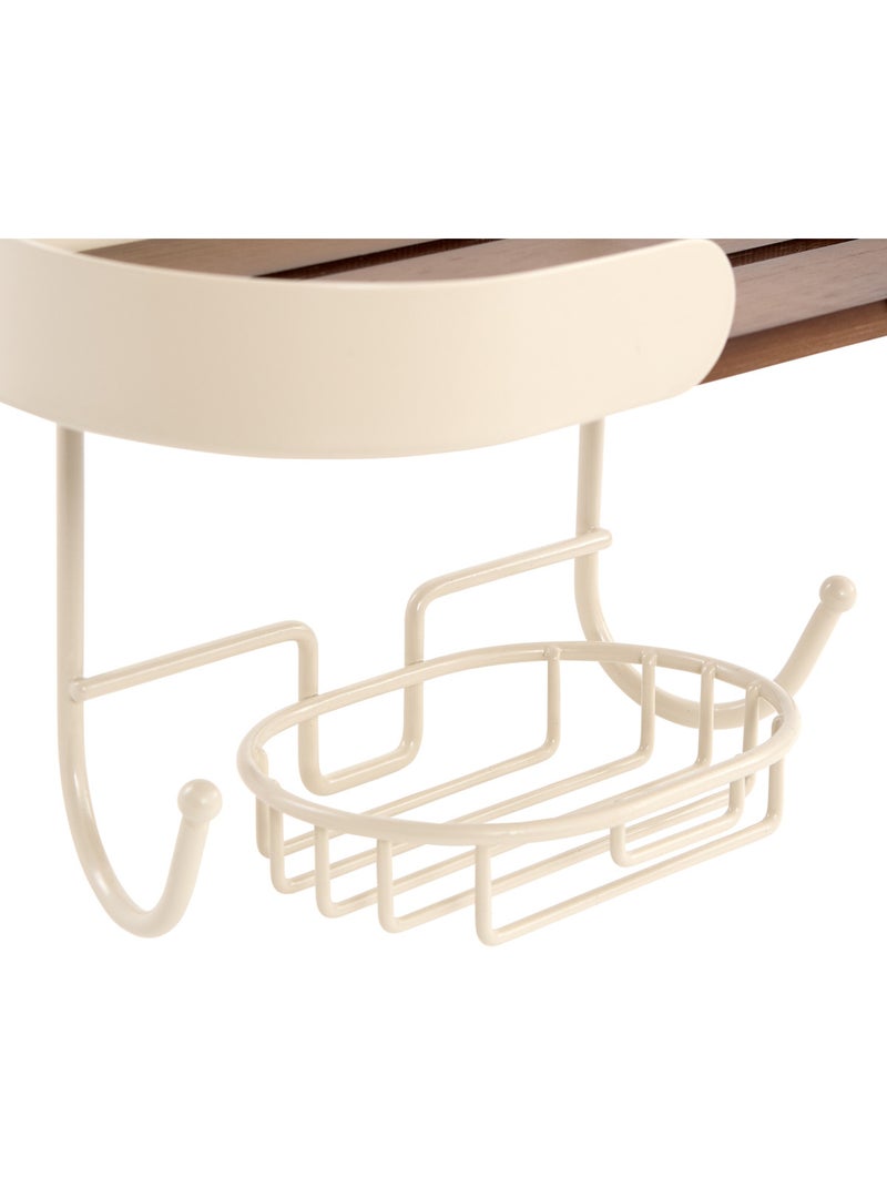 Serviteur de douche rectangulaire ARGILEO Beige - Kiabi