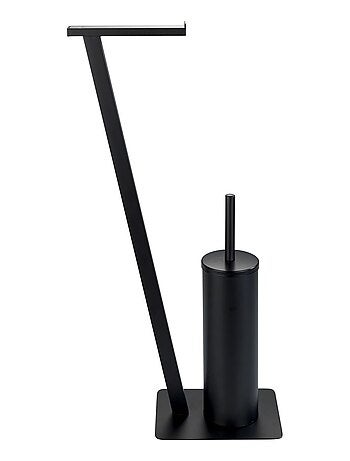 Serviteur WC 2 en 1 avec brosse et porte-rouleau LIRIO