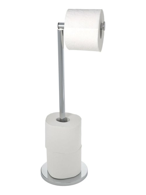 Serviteur WC avec réserve papier en inox FLORENCE - Kiabi Serviteur WC avec réserve papier en inox FLORENCE - Kiabi