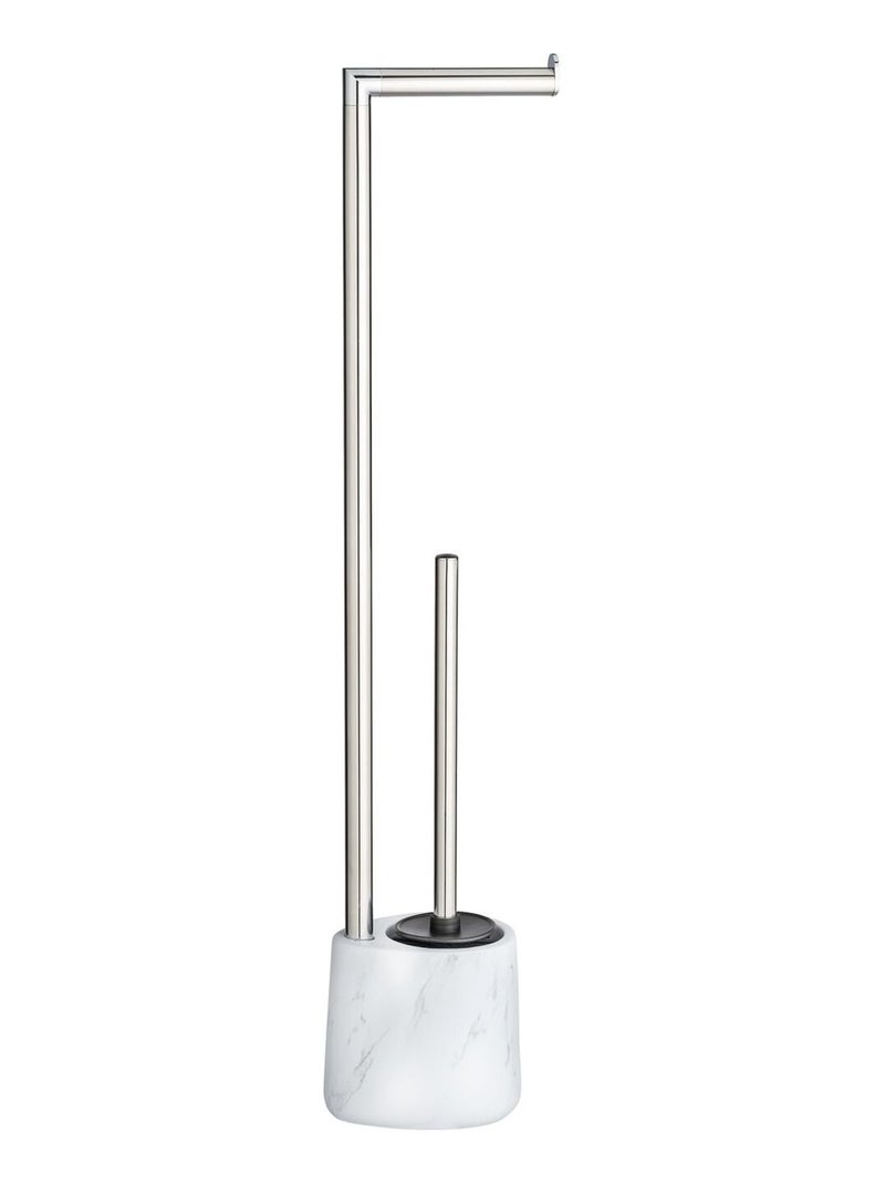 Serviteur WC effet marbre ADRADA Blanc - Kiabi