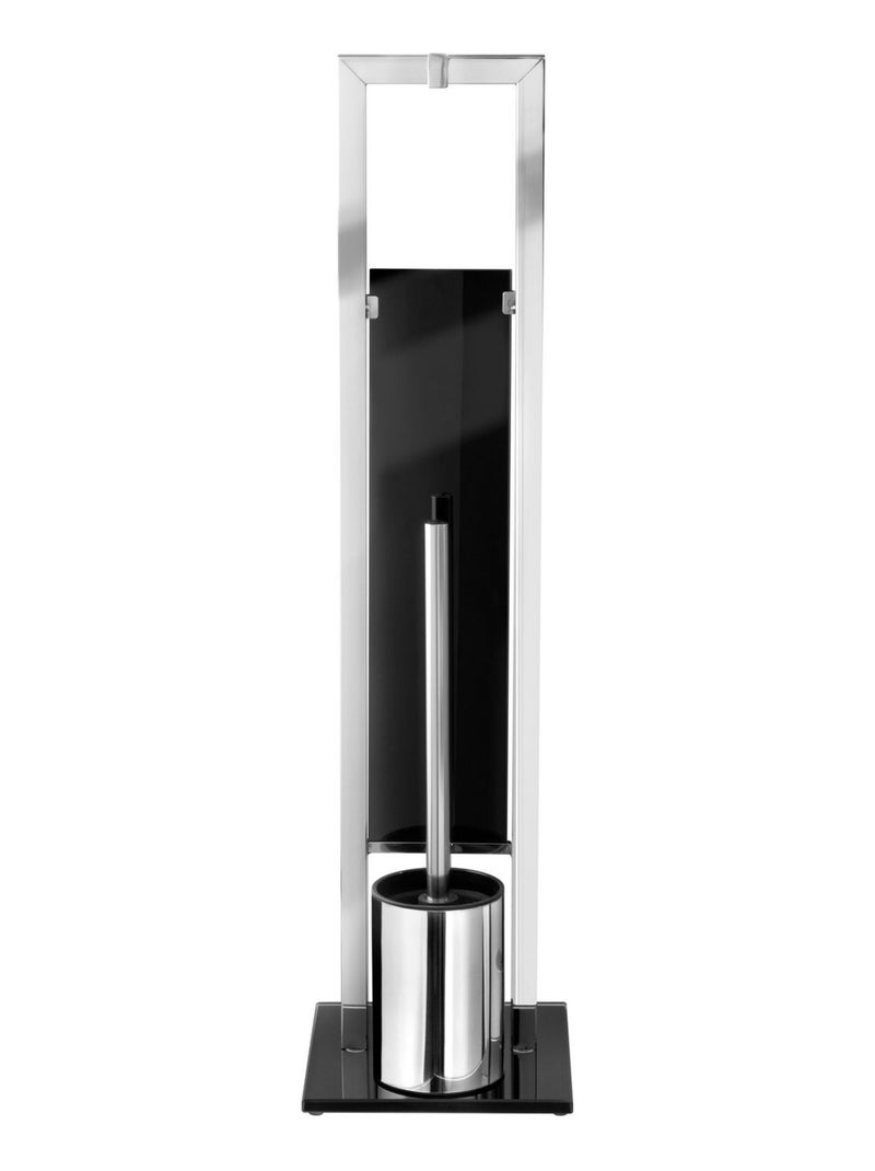 Serviteur WC en acier et verre RIVALTA Argent - Kiabi