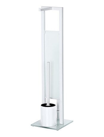 Serviteur WC en acier et verre RIVALTA