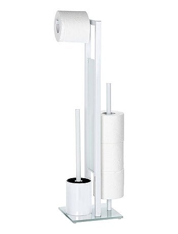Serviteur WC en acier et verre RIVALTA