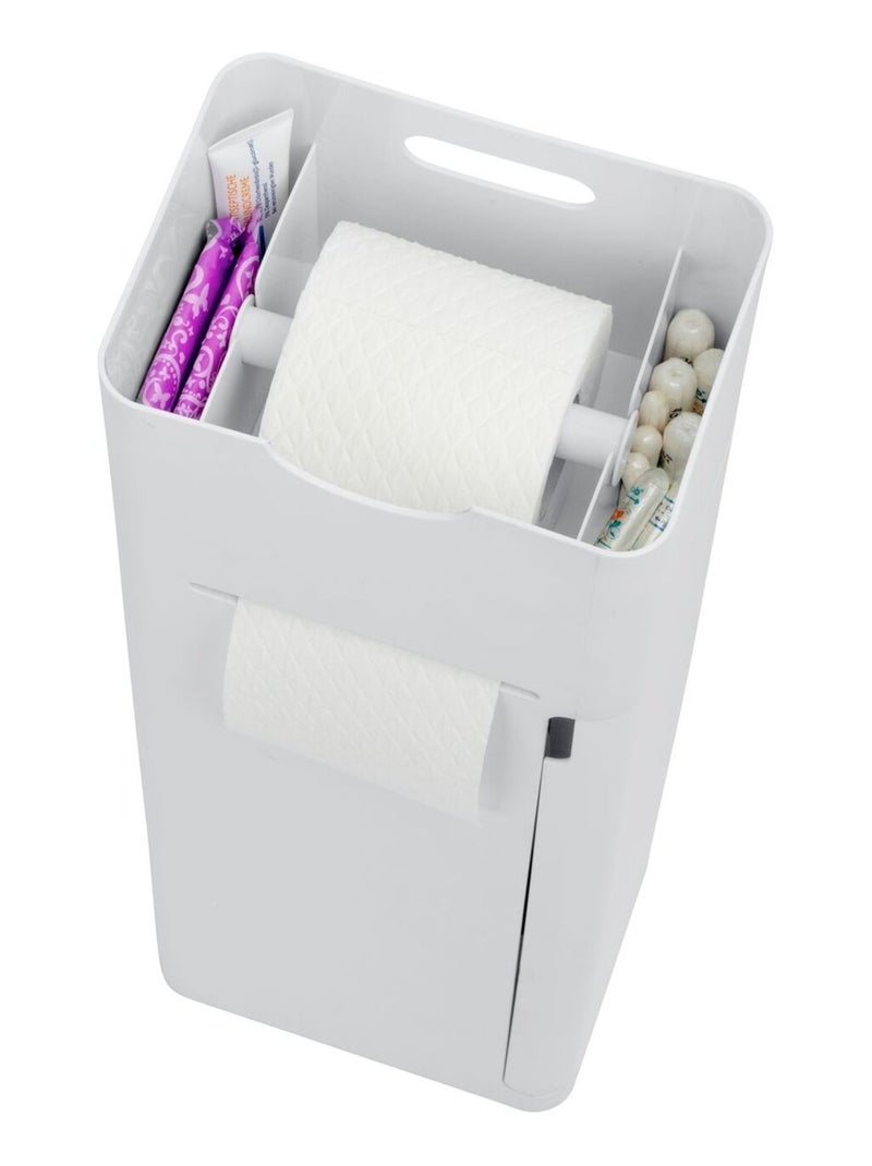 Serviteur WC rangement brosse et papier IMON Blanc - Kiabi