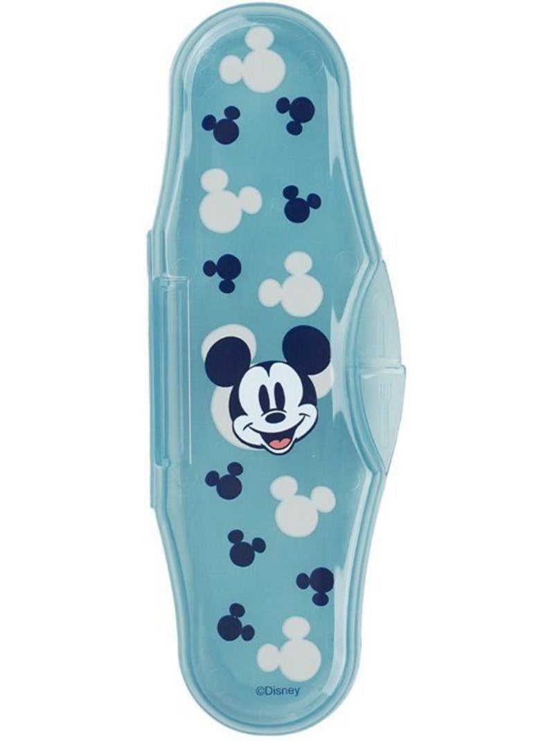 Set 2 cuilleres avec boitier de transport mickey collector Blanc - Kiabi