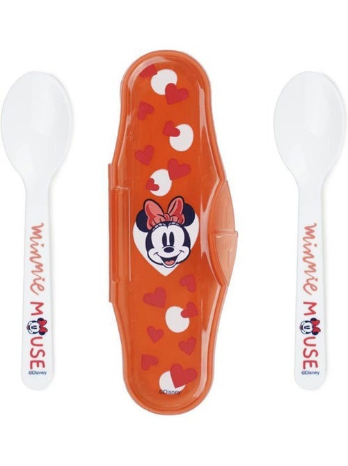 Set 2 cuilleres avec boitier de transport minnie collector - Kiabi Set 2 cuilleres avec boitier de transport minnie collector - Kiabi