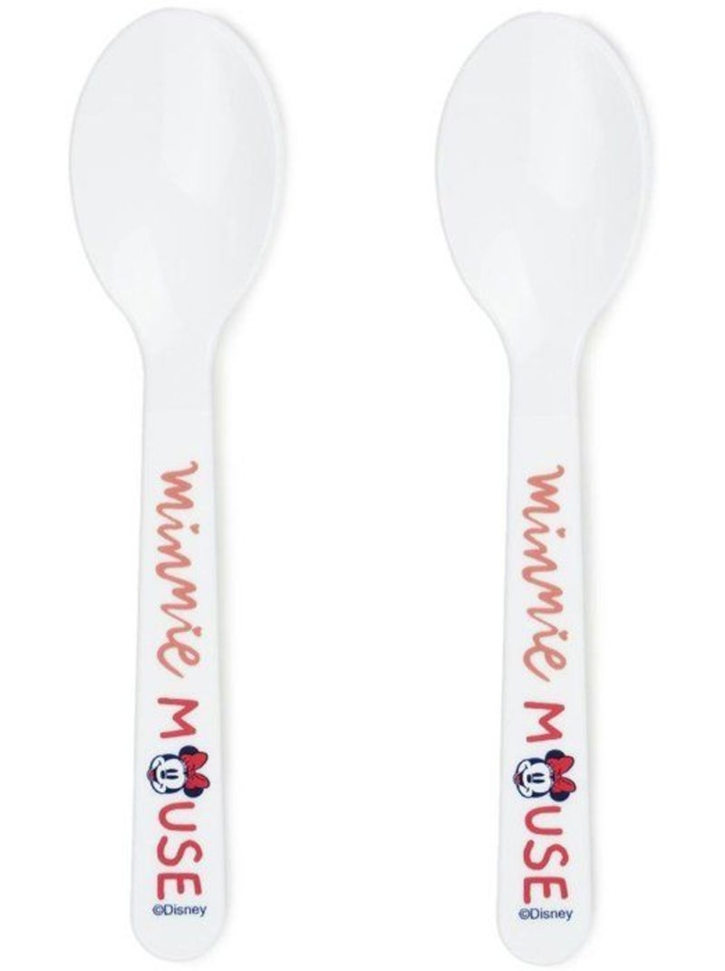 Set 2 cuilleres avec boitier de transport minnie collector Blanc - Kiabi