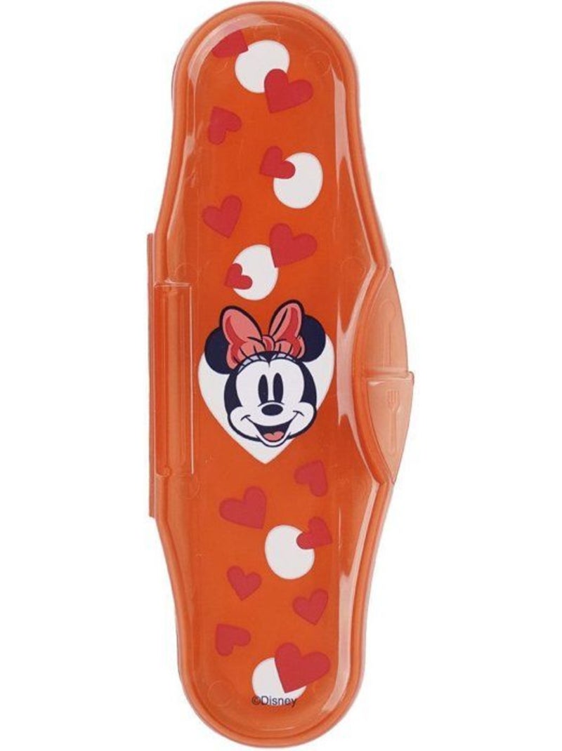 Set 2 cuilleres avec boitier de transport minnie collector Rose - Kiabi