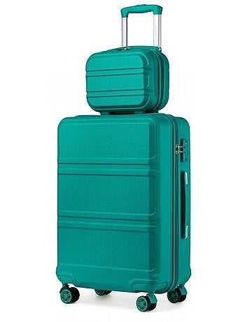 Set 2 valises - 28x21x15 cm abs 41 l tsa - kono