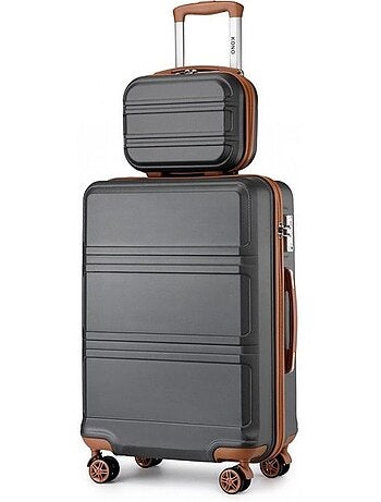 Set 2 valises - 28x21x15 cm abs 41 l tsa - kono