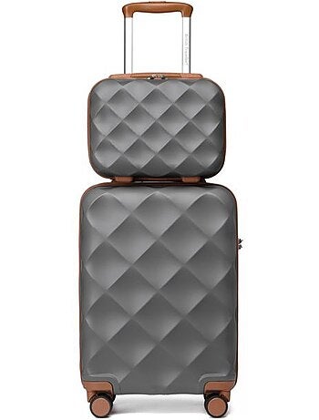 Set 2 valises - 53x35x21 cm rigide 34 l tsa - british traveller