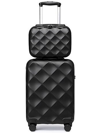 Set 2 valises - 53x35x21 cm rigide 34 l tsa - british traveller