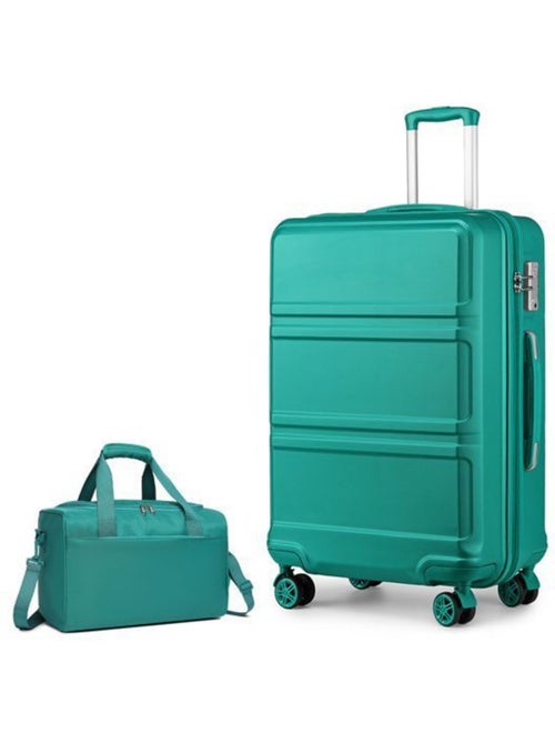 Set 2 valises - 65x44x25.5 cm abs 66 l tsa - kono - Kiabi Set 2 valises - 65x44x25.5 cm abs 66 l tsa - kono - Kiabi