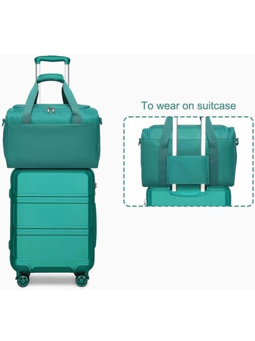 Set 2 valises - 65x44x25.5 cm abs 66 l tsa - kono - Kiabi Set 2 valises - 65x44x25.5 cm abs 66 l tsa - kono - Kiabi