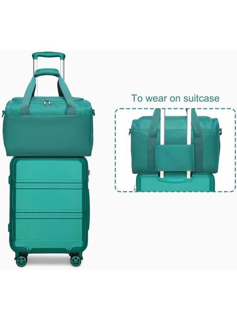 Set 2 valises - 65x44x25.5 cm abs 66 l tsa - kono Bleu - Kiabi