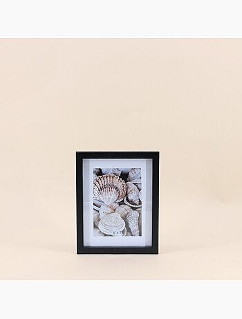 Set 3 cadres photos + étagère 45cm