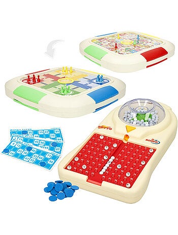 Set 3 jeux de société: parcheesi, goose et bingo cb games