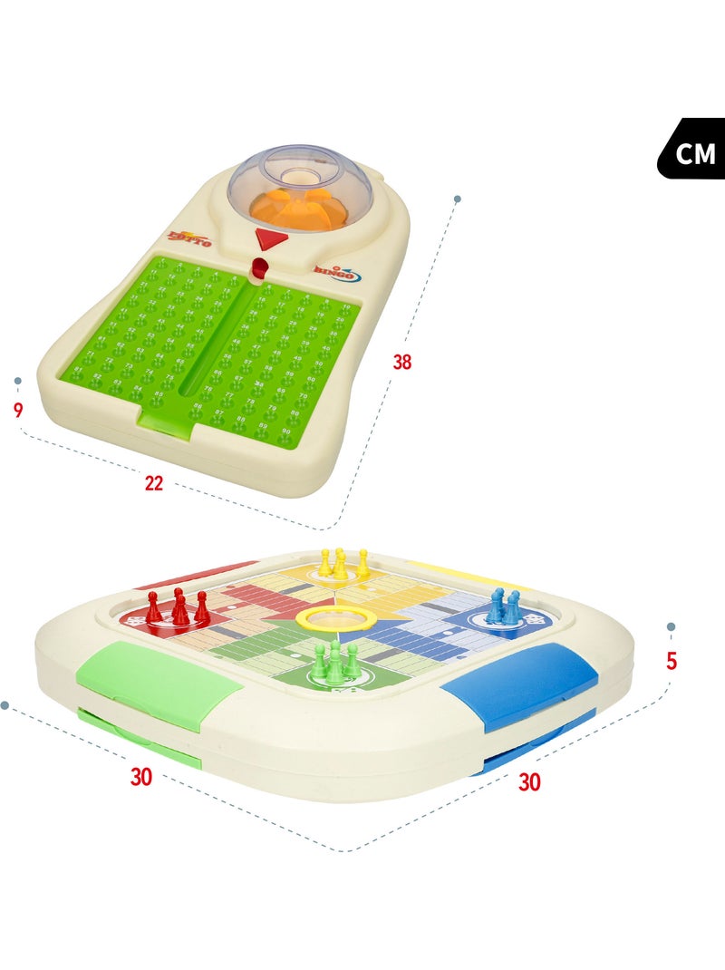 Set 3 jeux de société: parcheesi, goose et bingo cb games N/A - Kiabi