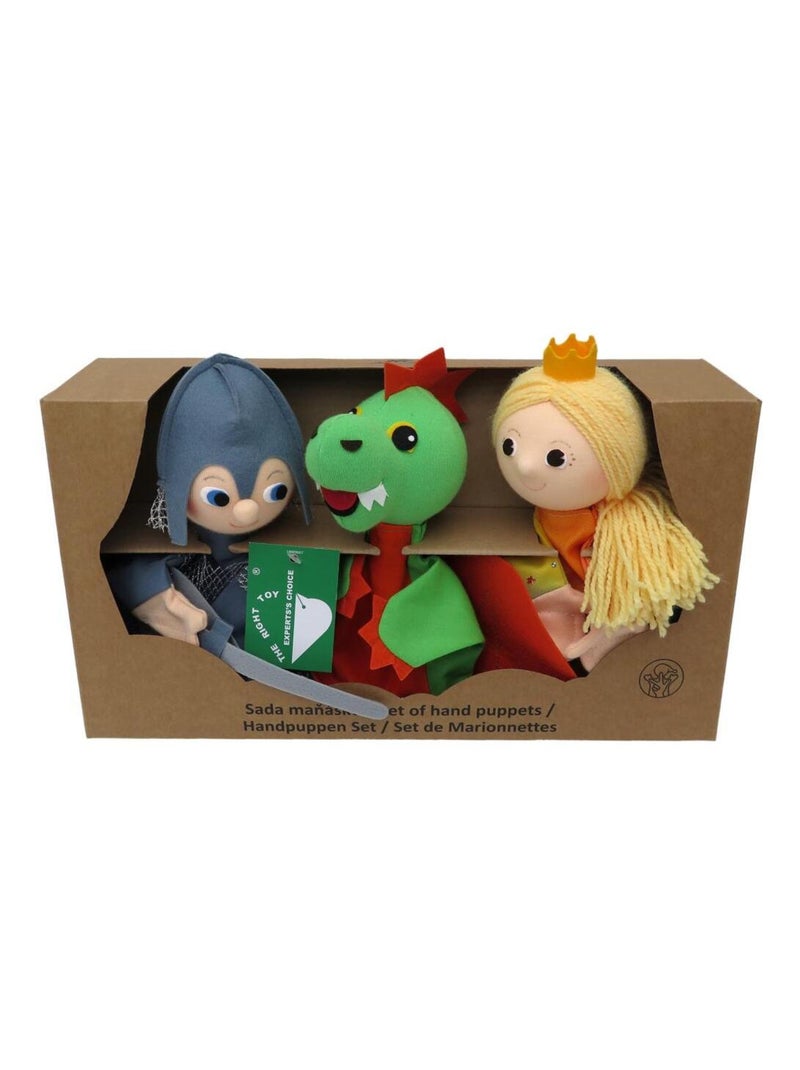 Set 3 Marionnettes Dragon Marron - Kiabi