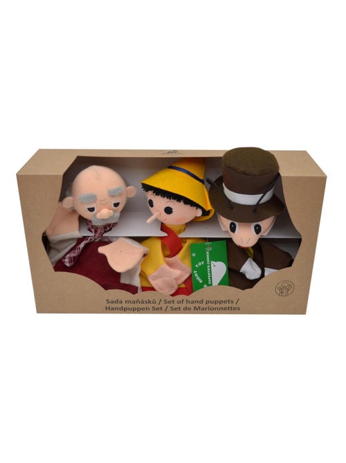 Set 3 Marionnettes Pinocchio - Kiabi