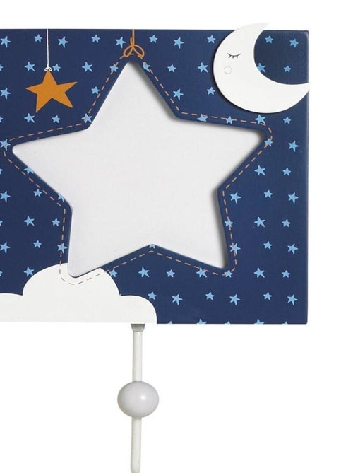 Set 3 patères en bois en bois Bleu - SAUTHON - Kiabi