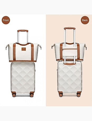 Set 3 valises - 53x35x21 cm abs + pc 91 l tsa - british traveller