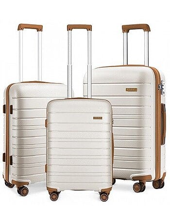 Set 3 valises - 55/65/76 cm pp 100 l tsa - kono