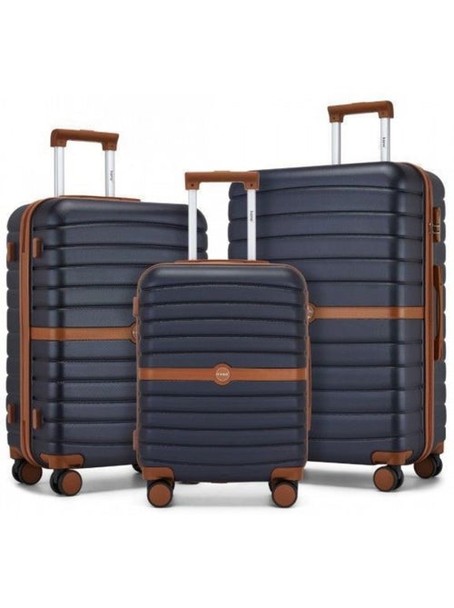Set 3 valises - 55/66/76 cm abs + pc 94 l - kono - Kiabi Set 3 valises - 55/66/76 cm abs + pc 94 l - kono - Kiabi