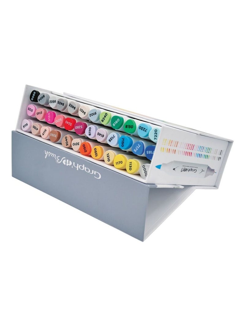 Set 36 marqueurs Graph'It Brush & Extra Fine - - Graph'It N/A - Kiabi
